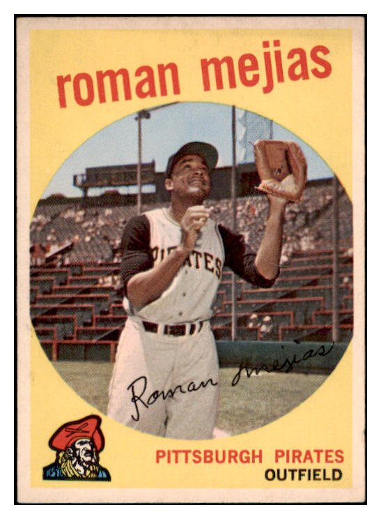 1959 Topps Baseball #218 Roman Mejias Pirates EX-MT 514795