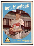 1959 Topps Baseball #211 Bob Blaylock Cardinals EX-MT 514796