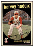 1959 Topps Baseball #184 Harvey Haddix Reds EX-MT 514797