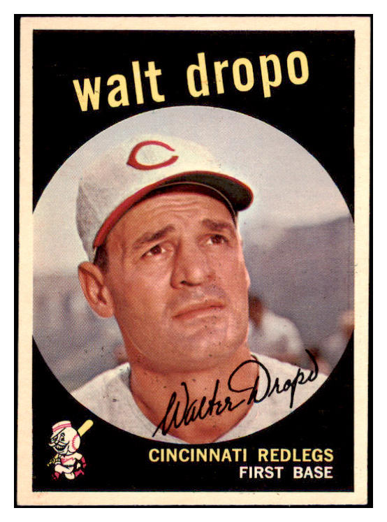 1959 Topps Baseball #158 Walt Dropo Reds EX-MT 514801