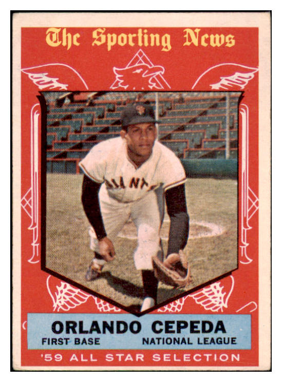 1959 Topps Baseball #553 Orlando Cepeda A.S. Giants VG-EX 514809