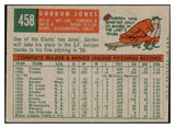 1959 Topps Baseball #458 Gordon Jones Giants EX-MT 514813