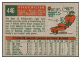 1959 Topps Baseball #446 Rocky Nelson Pirates EX-MT 514814