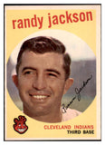 1959 Topps Baseball #394 Randy Jackson Indians EX-MT 514822