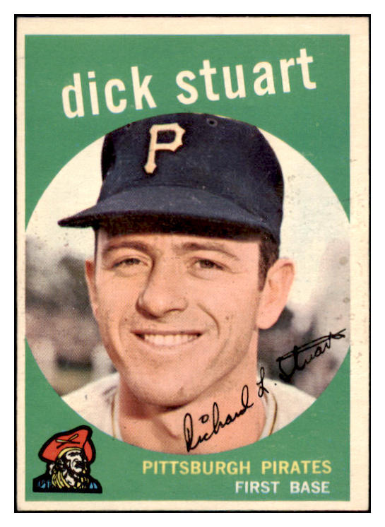 1959 Topps Baseball #357 Dick Stuart Pirates EX-MT 514827