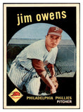 1959 Topps Baseball #503 Jim Owens Phillies EX-MT 514834