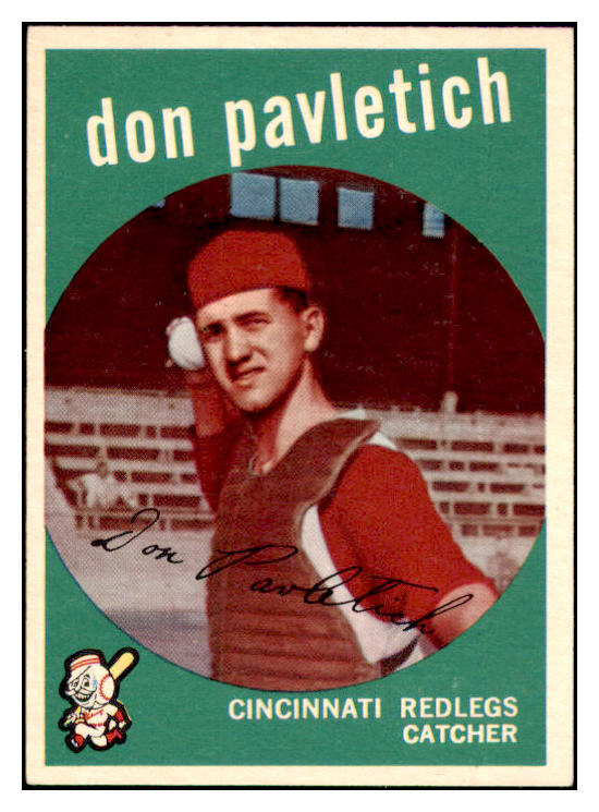 1959 Topps Baseball #494 Don Pavletich Reds EX-MT 514835