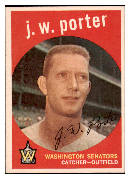 1959 Topps Baseball #246 J.W. Porter Senators EX-MT 514845