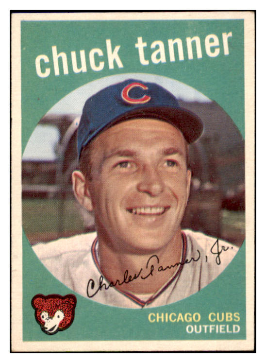 1959 Topps Baseball #234 Chuck Tanner Cubs EX-MT 514847