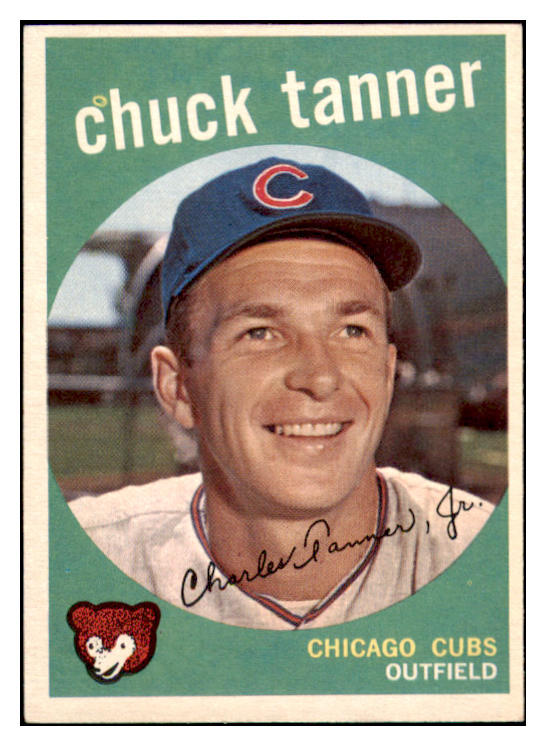 1959 Topps Baseball #234 Chuck Tanner Cubs EX-MT 514848