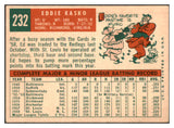 1959 Topps Baseball #232 Eddie Kasko Reds EX-MT 514849