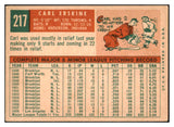 1959 Topps Baseball #217 Carl Erskine Dodgers EX-MT 514861