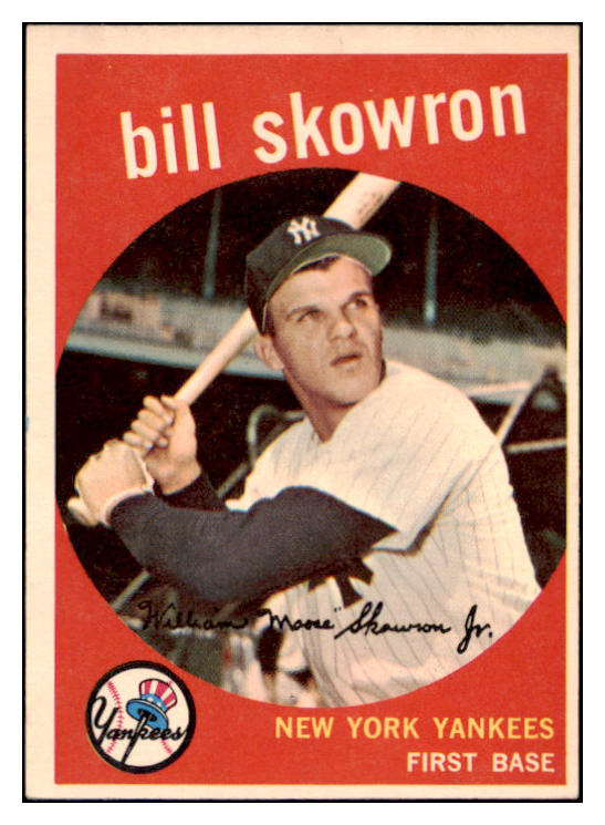 1959 Topps Baseball #090 Bill Skowron Yankees EX-MT 514864