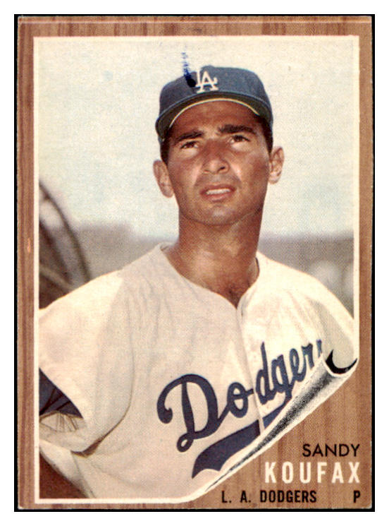 1962 Topps Baseball #005 Sandy Koufax Dodgers VG-EX 514872