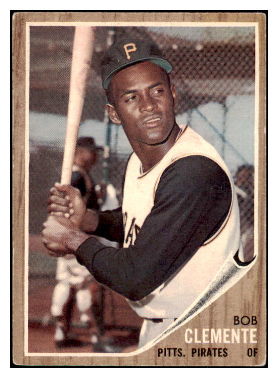 1962 Topps Baseball #010 Roberto Clemente Pirates VG-EX 514874