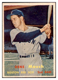 1957 Topps Baseball #342 Gene Mauch Red Sox EX-MT 514892