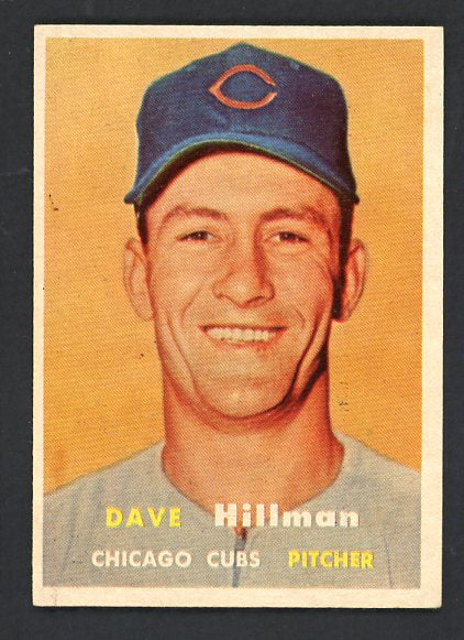 1957 Topps Baseball #351 Dave Hillman Cubs EX-MT 514893