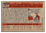 1957 Topps Baseball #351 Dave Hillman Cubs EX-MT 514893