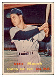 1957 Topps Baseball #342 Gene Mauch Red Sox EX-MT 514905