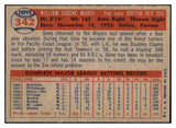 1957 Topps Baseball #342 Gene Mauch Red Sox EX-MT 514905