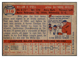 1957 Topps Baseball #316 Billy O'Dell Orioles EX-MT 514910