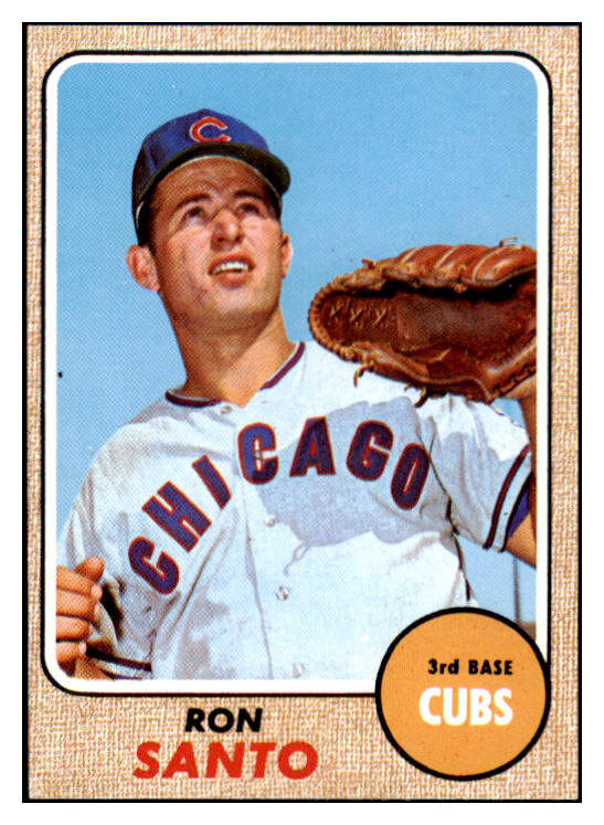 1968 Topps Baseball #235 Ron Santo Cubs NR-MT 514920