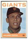 1964 Topps Baseball #390 Orlando Cepeda Giants EX 514933