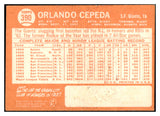 1964 Topps Baseball #390 Orlando Cepeda Giants EX 514933