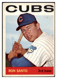 1964 Topps Baseball #375 Ron Santo Cubs VG-EX 514935