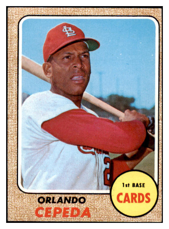 1968 Topps Baseball #200 Orlando Cepeda Cardinals EX 514940