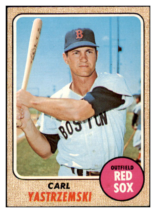 1968 Topps Baseball #250 Carl Yastrzemski Red Sox EX 514941