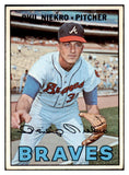 1967 Topps Baseball #456 Phil Niekro Braves VG-EX 514951