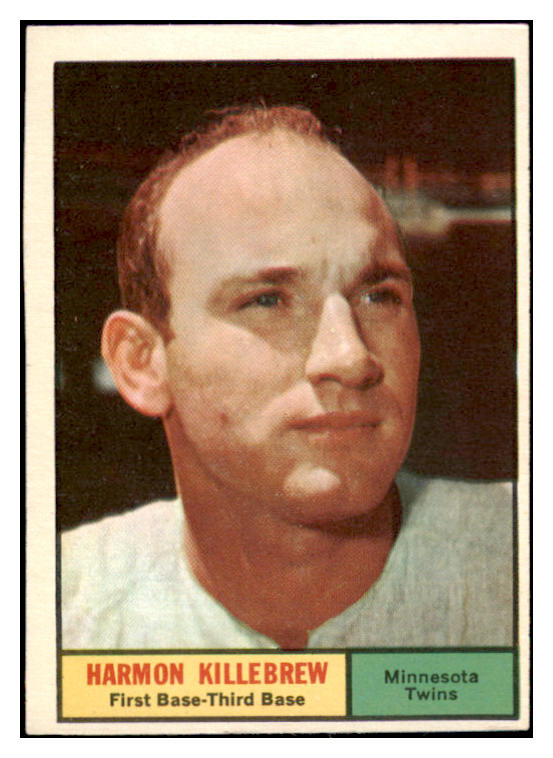 1961 Topps Baseball #080 Harmon Killebrew Twins EX-MT 514960