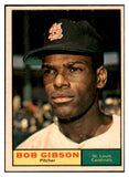 1961 Topps Baseball #211 Bob Gibson Cardinals EX-MT 514962