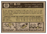 1961 Topps Baseball #421 Ty Cline Indians EX-MT 514974