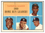 1961 Topps Baseball #043 N.L. Home Run Leaders Hank Aaron VG-EX 514981