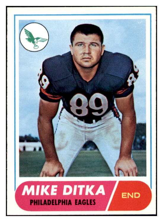 1968 Topps Football #162 Mike Ditka Eagles NR-MT 514989