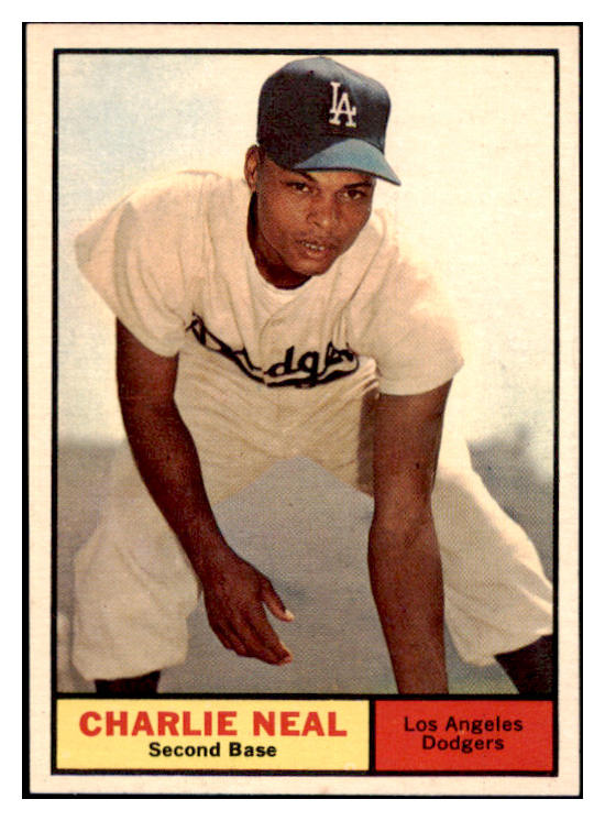 1961 Topps Baseball #423 Charlie Neal Dodgers NR-MT 514999