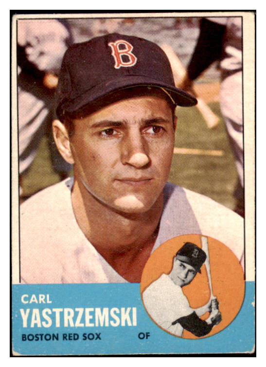 1963 Topps Baseball #115 Carl Yastrzemski Red Sox VG-EX 515000