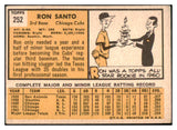 1963 Topps Baseball #252 Ron Santo Cubs VG-EX 515009