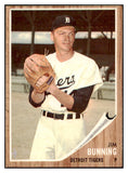 1962 Topps Baseball #460 Jim Bunning Tigers EX-MT 515015