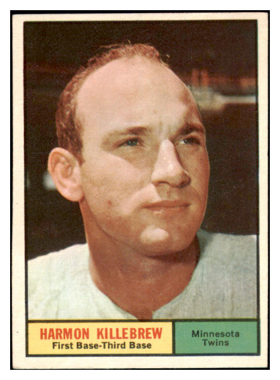 1961 Topps Baseball #080 Harmon Killebrew Twins EX+/EX-MT 515017