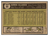 1961 Topps Baseball #080 Harmon Killebrew Twins EX+/EX-MT 515017