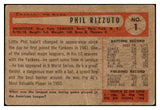 1954 Bowman Baseball #001 Phil Rizzuto Yankees Fair 515025