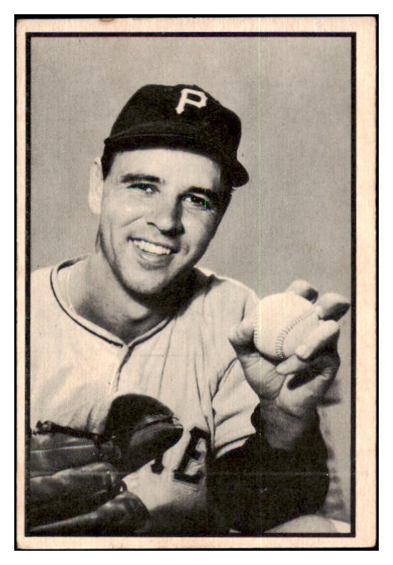 1953 Bowman Black & White Baseball #019 Paul Lapalme Pirates EX 515035