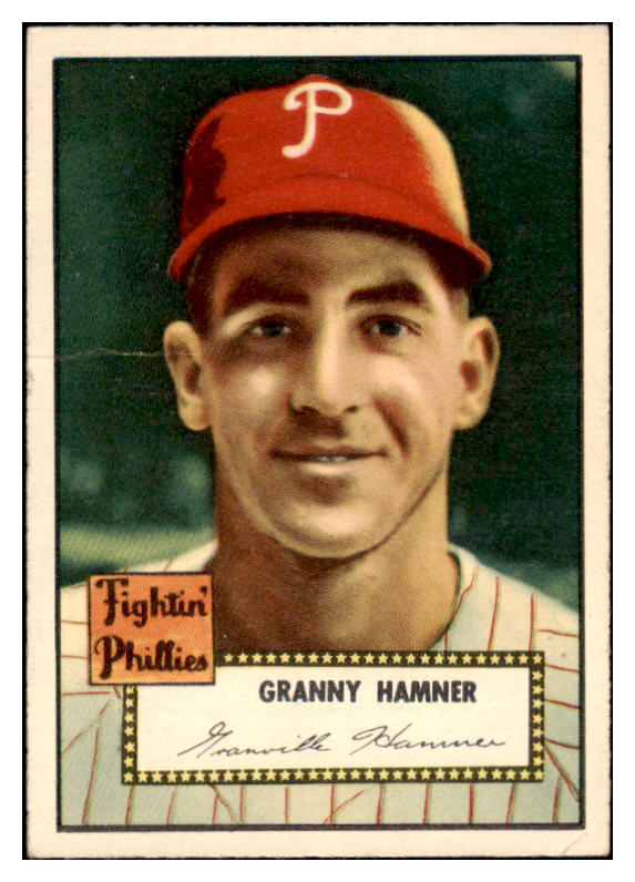 1952 Topps Baseball #221 Granny Hamner Phillies VG-EX 515036