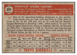 1952 Topps Baseball #221 Granny Hamner Phillies VG-EX 515036