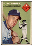 1954 Topps Baseball #032 Duke Snider Dodgers EX 515038