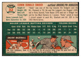 1954 Topps Baseball #032 Duke Snider Dodgers EX 515038