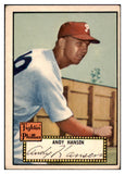 1952 Topps Baseball #074 Andy Hansen Phillies VG-EX Black 515042